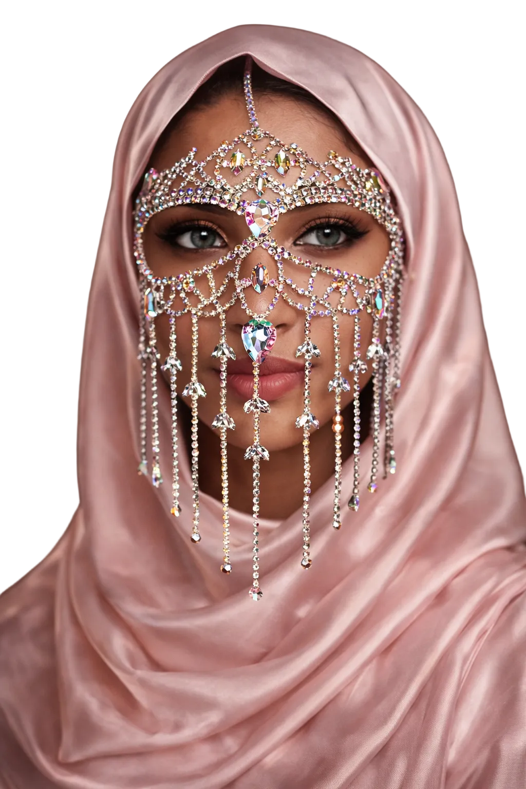 Face jewelry/veil