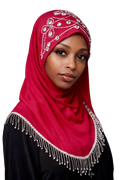 Lux Jeweled hand crafted hijab