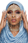 Face jewelry/veil