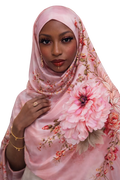 Blushed modesty hijab