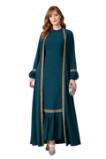 Modest sequin gown and abaya (6 colors)