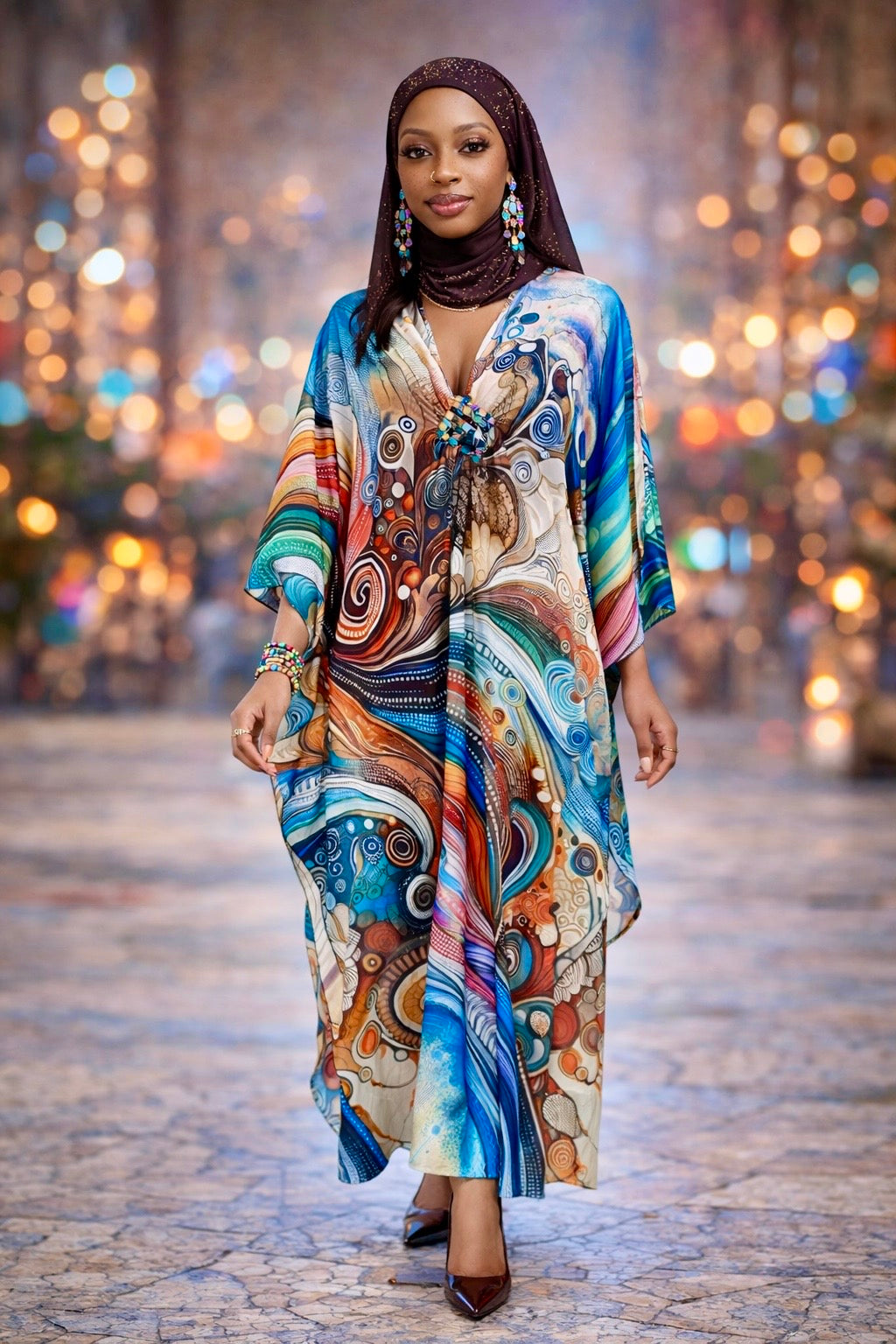 Loopy crazy kaftan
