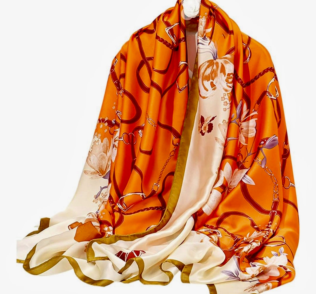 Orange crush hijab/scarf