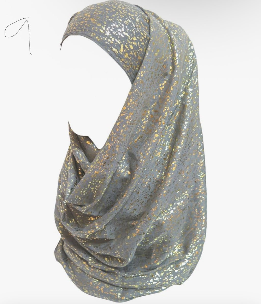 Glitzy glam hijab
