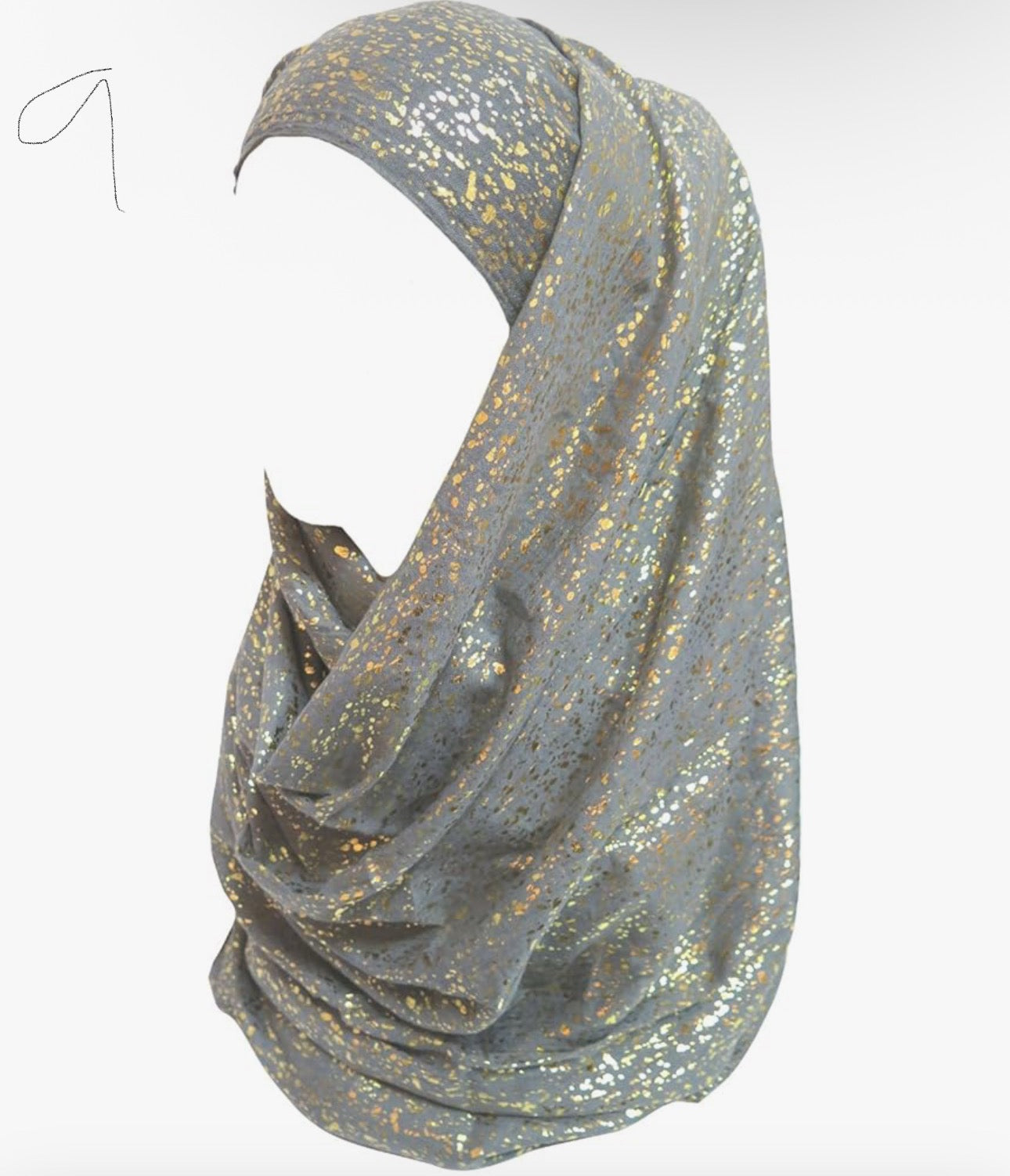 Glitzy glam hijab