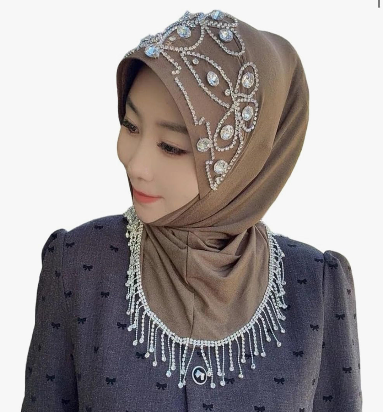 Lux Jeweled hand crafted hijab
