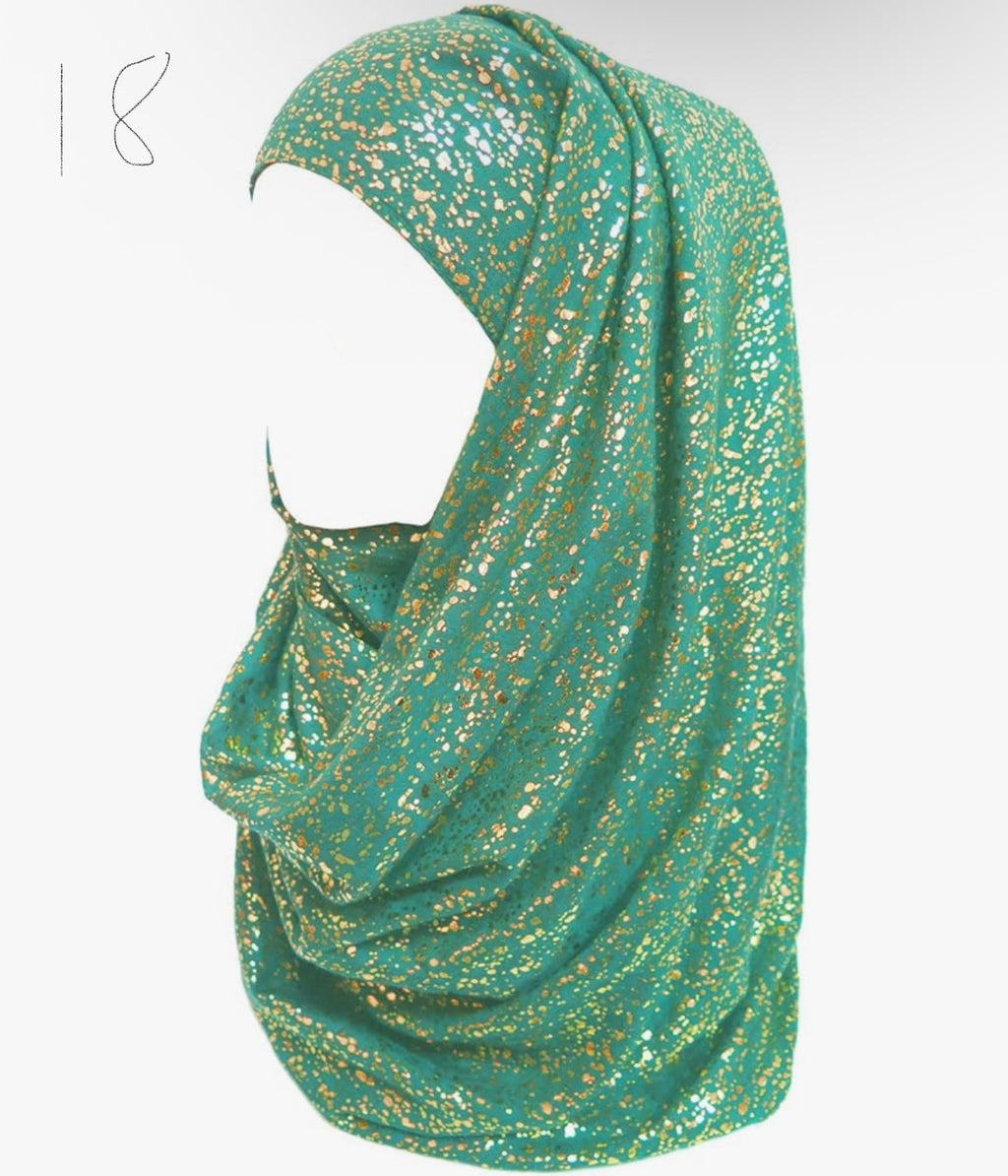 Glitzy glam hijab