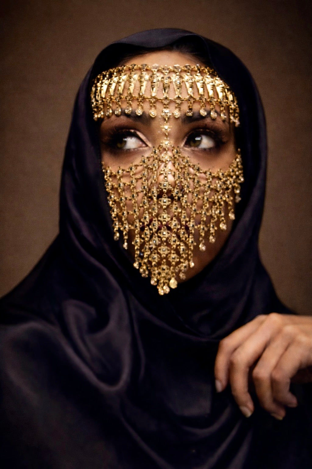 Face jewelry/face veil