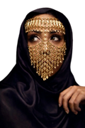Face jewelry/face veil