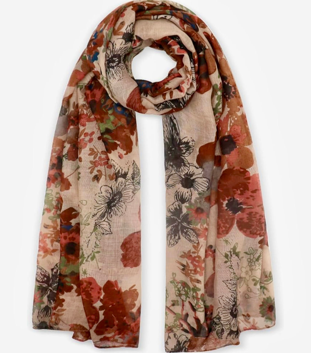 Fall festive hijab/scarf