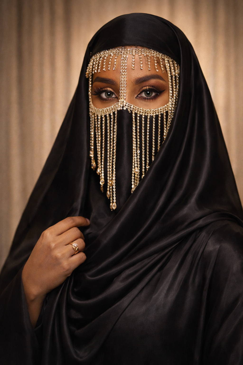 Face jewelry/veil