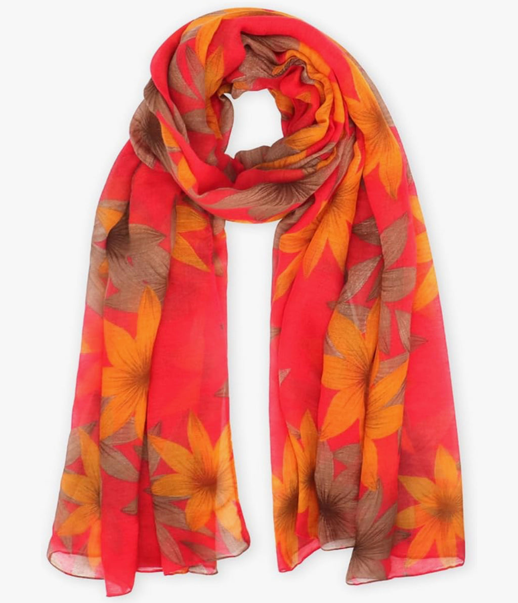 Orange radiance hijab/scarf