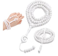 White Prayer Beads