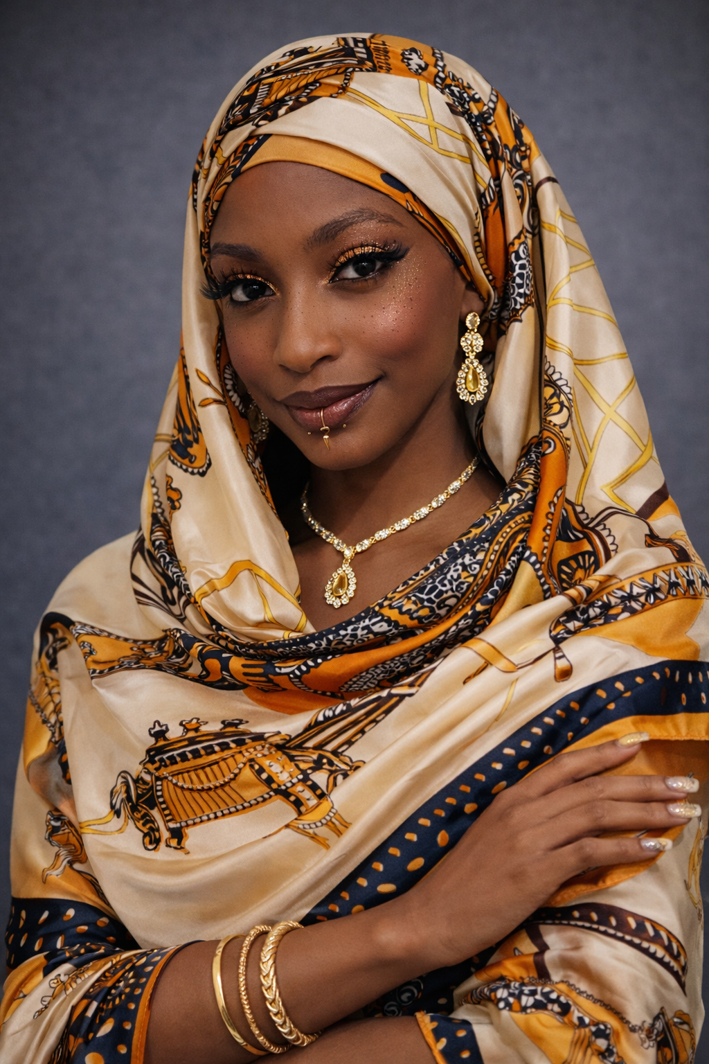 Horse race hijab