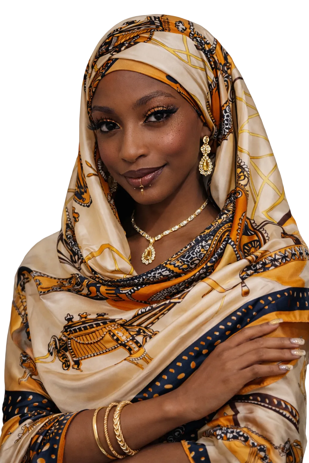 Horse race hijab