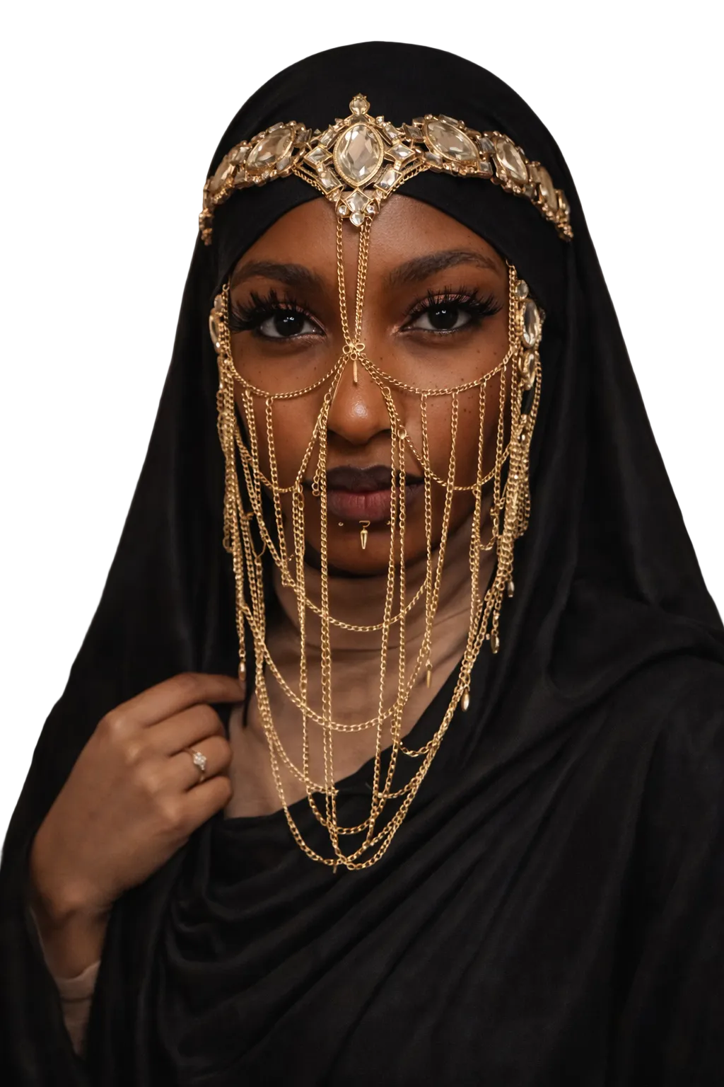 Face jewelry/veil