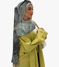 Faticinfa Modal Printed Hijab Headscarf Light Weight Soft Breathable Muslim Women Cotton Hijab