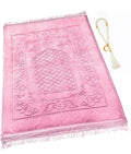 Pink Islamic Prayer mat/beads