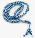Blue prayer beads
