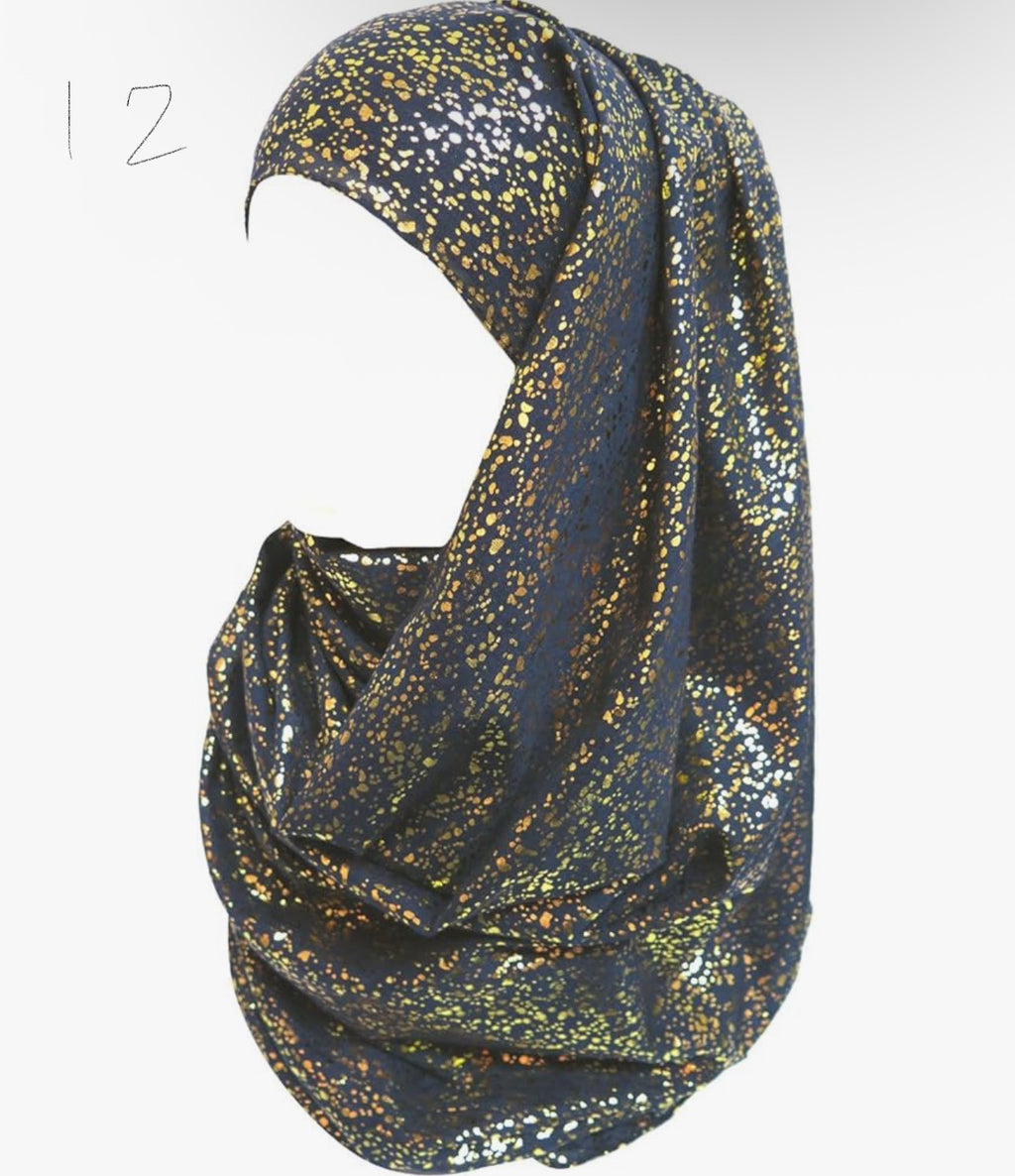 Glitzy glam hijab