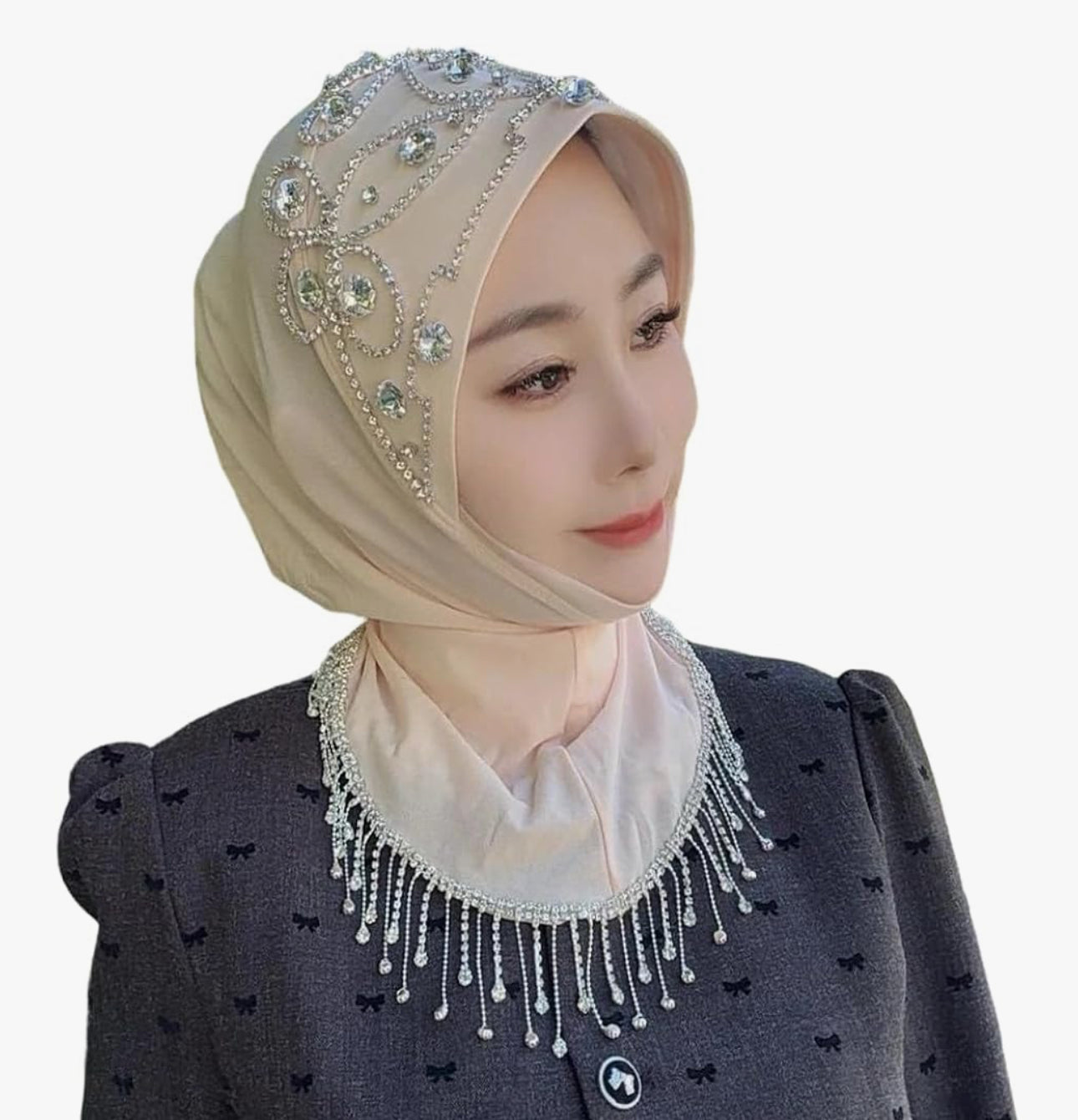 Lux Jeweled hand crafted hijab