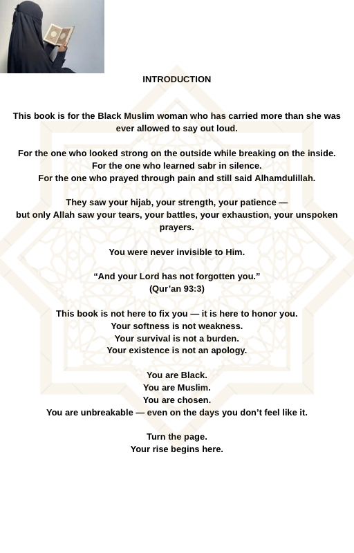 For the Black Muslimah ebook