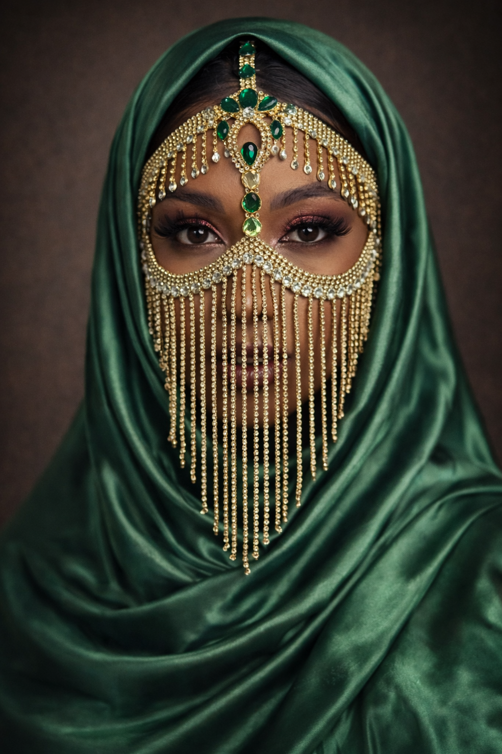 Face jewelry/veil