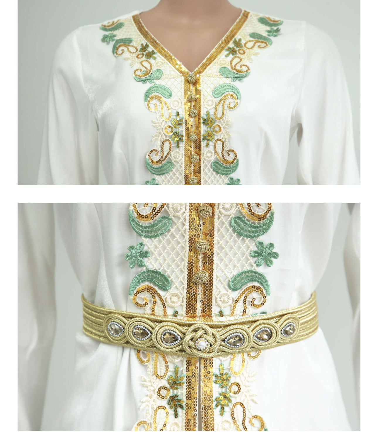Gorgeous Lux Kaftan Abaya EID dress (2 colors)