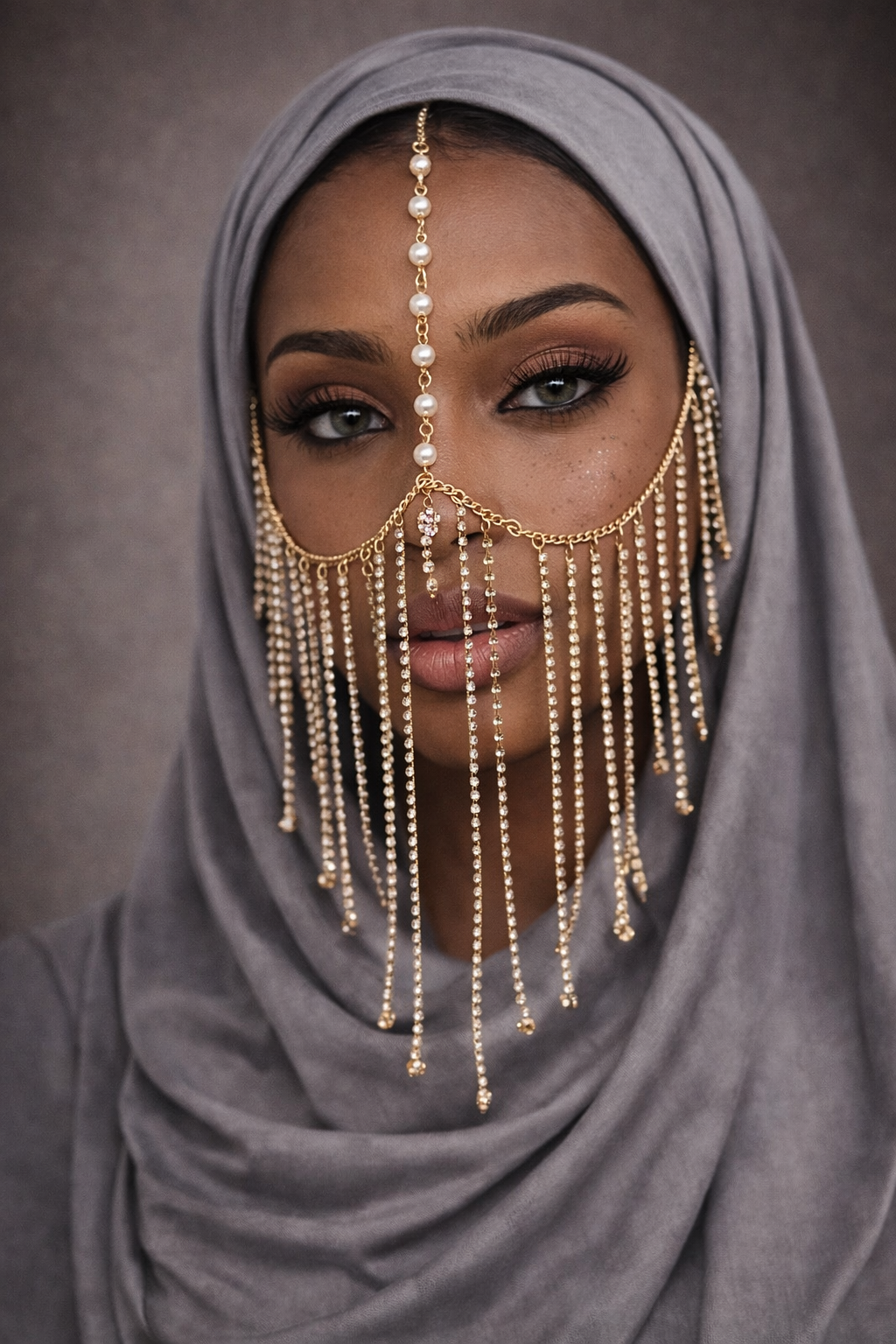 Face jewelry/veil