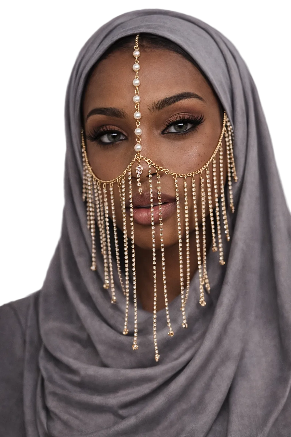 Face jewelry/veil