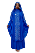 Dazzling Ramadan prayer hoodie dress set (5 colors)