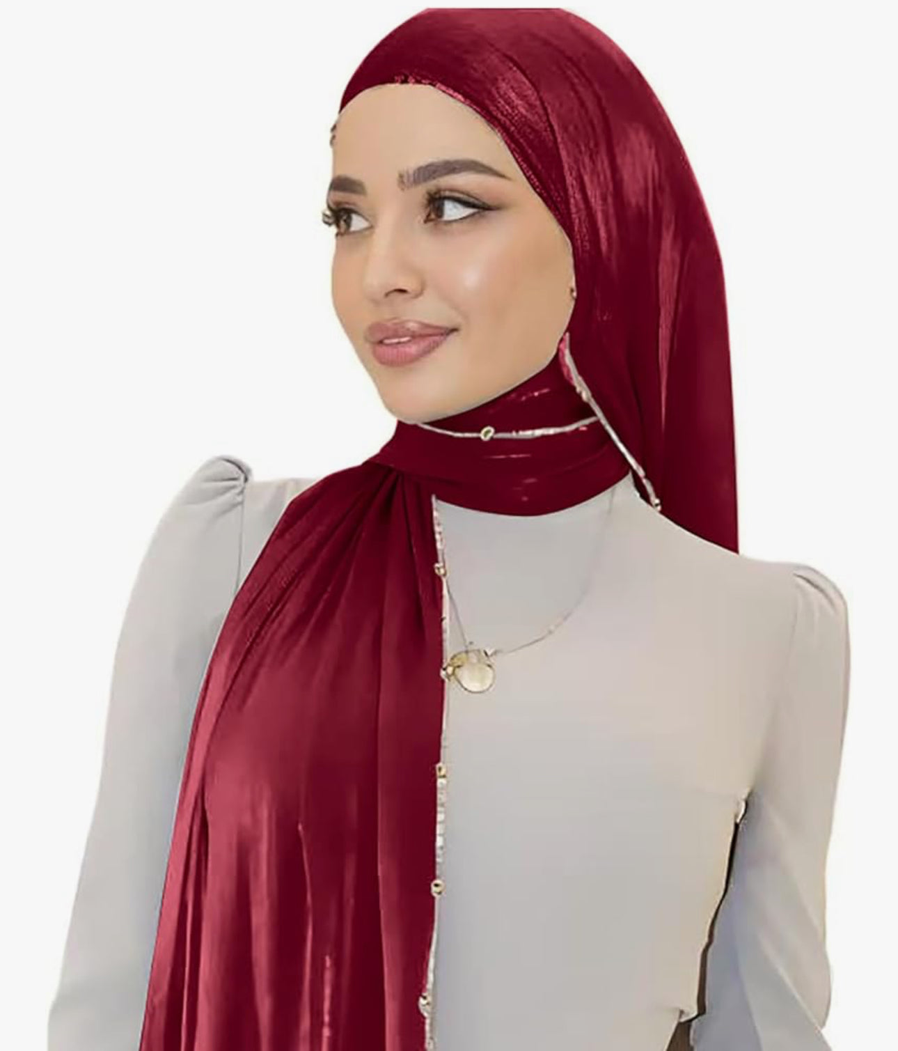 Shimmer Party Hijab, Lightweight Stylish Hijab Scarf for Women (8 colors)