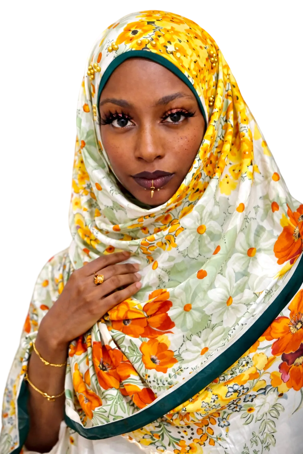 Sunny flower hijab