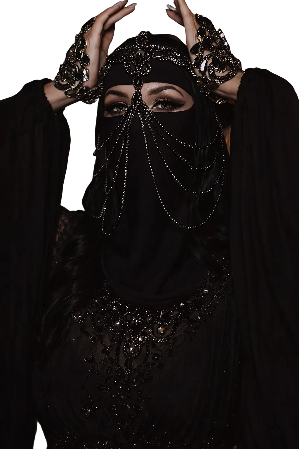 Face jewelry/veil