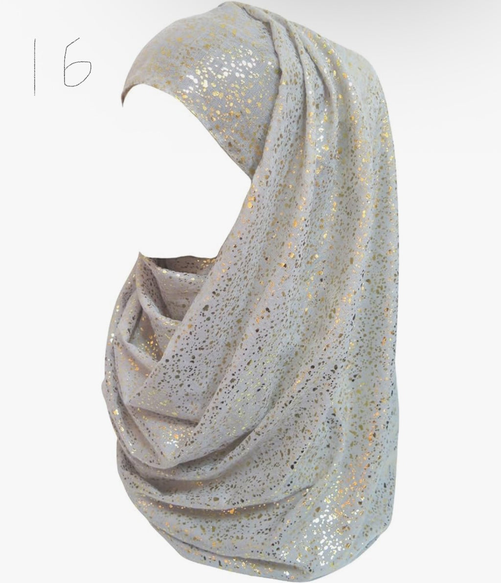 Glitzy glam hijab