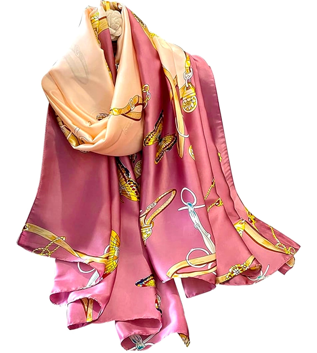 Pink lux scarf/hijab