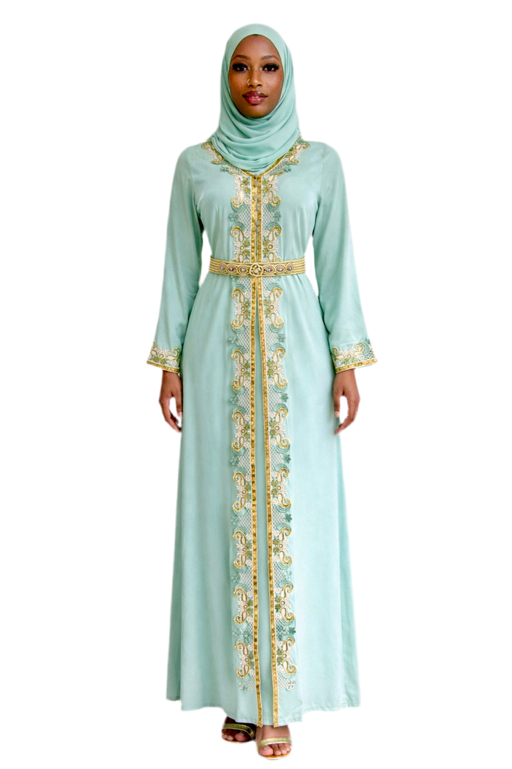 Gorgeous Lux Kaftan Abaya EID dress (2 colors)
