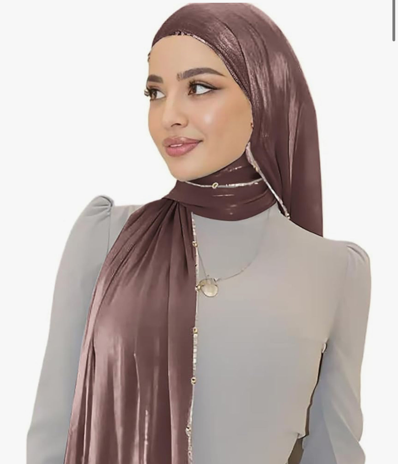 Shimmer Party Hijab, Lightweight Stylish Hijab Scarf for Women (8 colors)