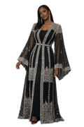 Sequin embroidery Ramadan abaya (2 colors)