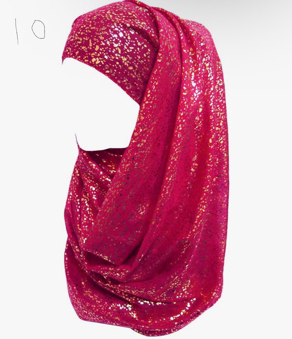 Glitzy glam hijab
