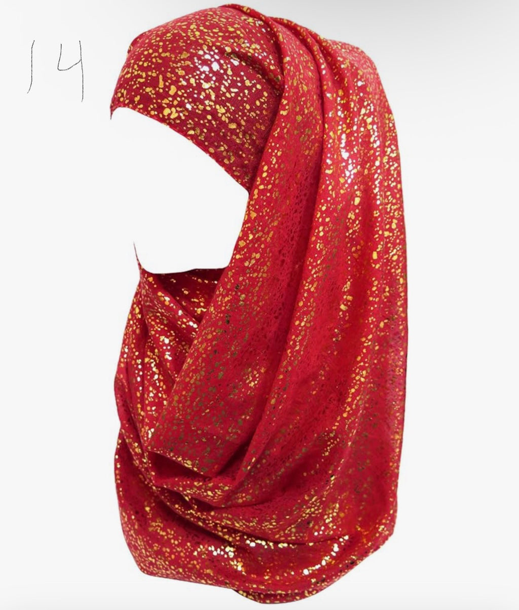 Glitzy glam hijab