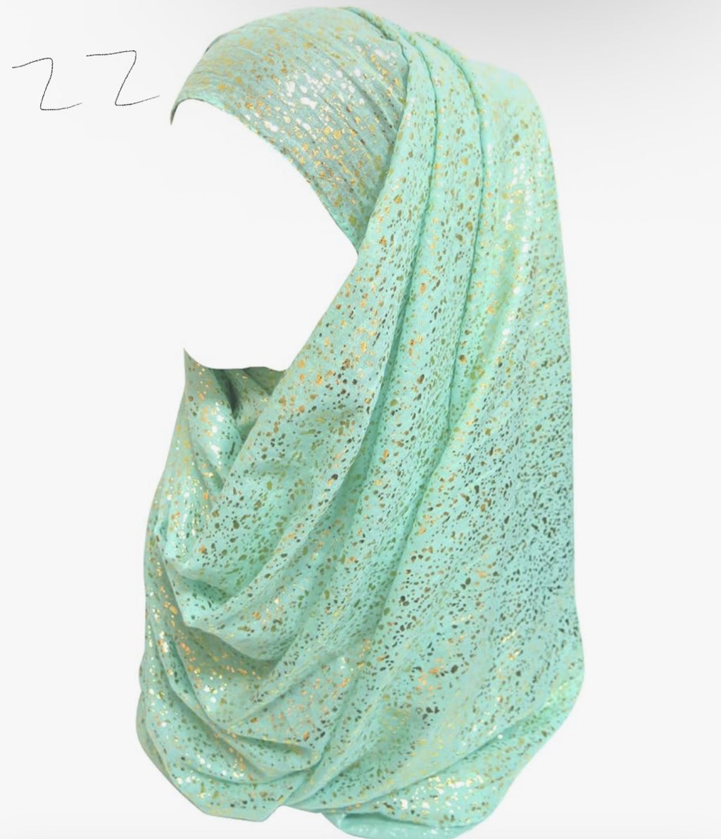 Glitzy glam hijab
