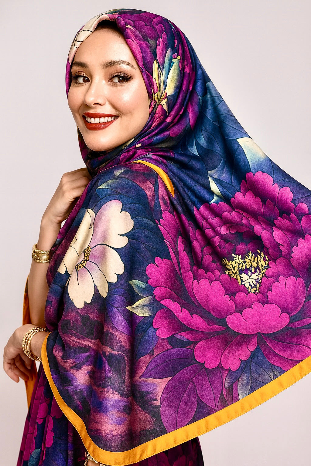 Royal blush scarf/hijab