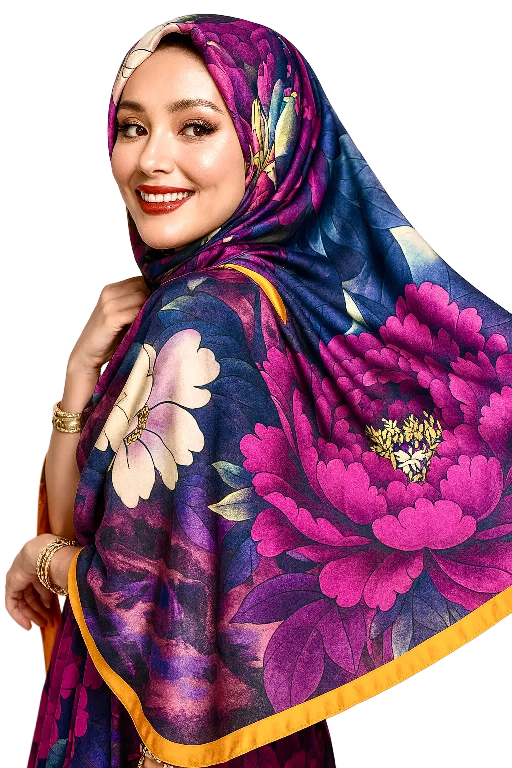 Royal blush scarf/hijab