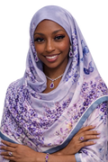 Purple mulberry hijab
