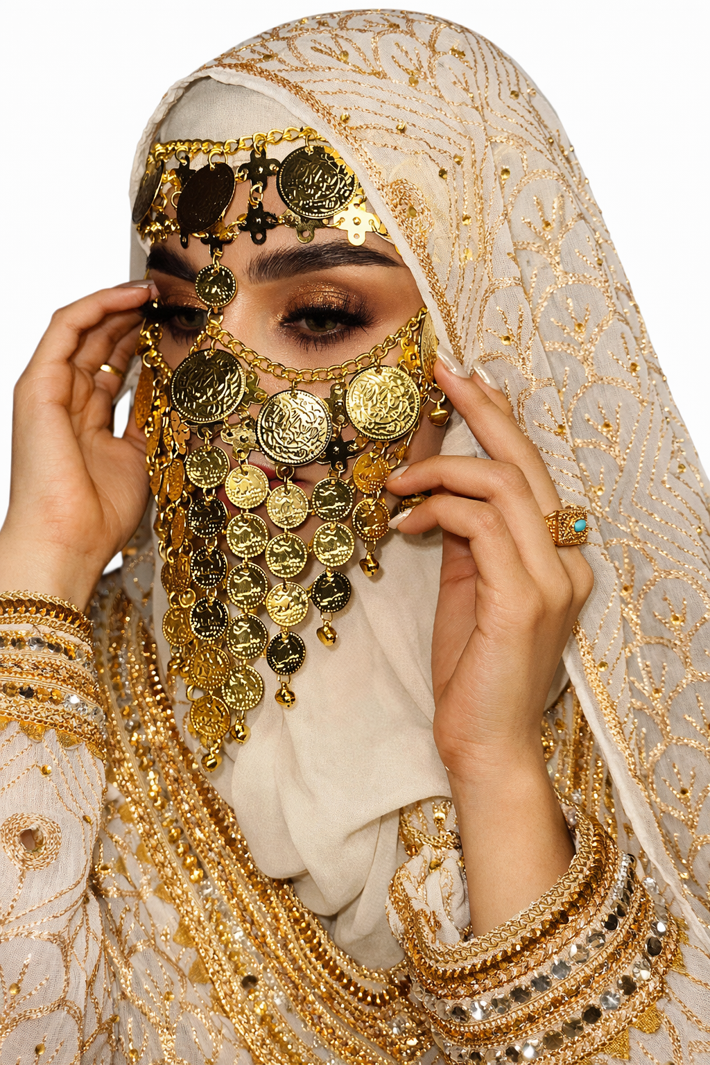 Face jewelry/fave veil