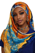 Her beauty scarf/hijab