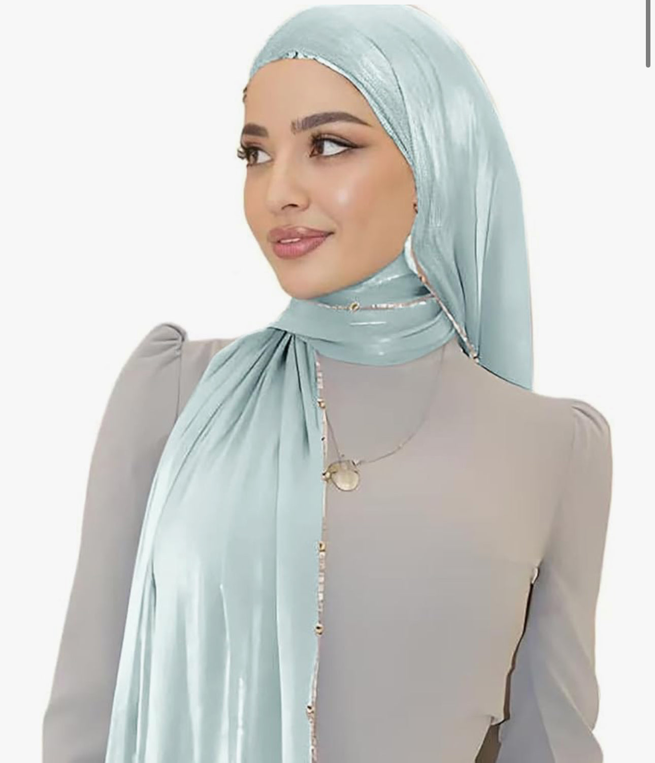 Shimmer Party Hijab, Lightweight Stylish Hijab Scarf for Women (8 colors)