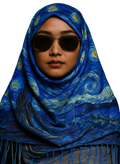Starry night scarf/hijab