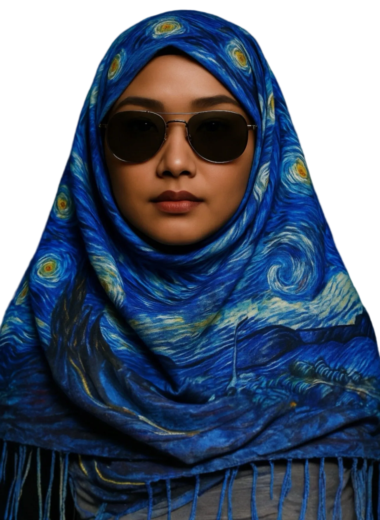 Starry night scarf/hijab
